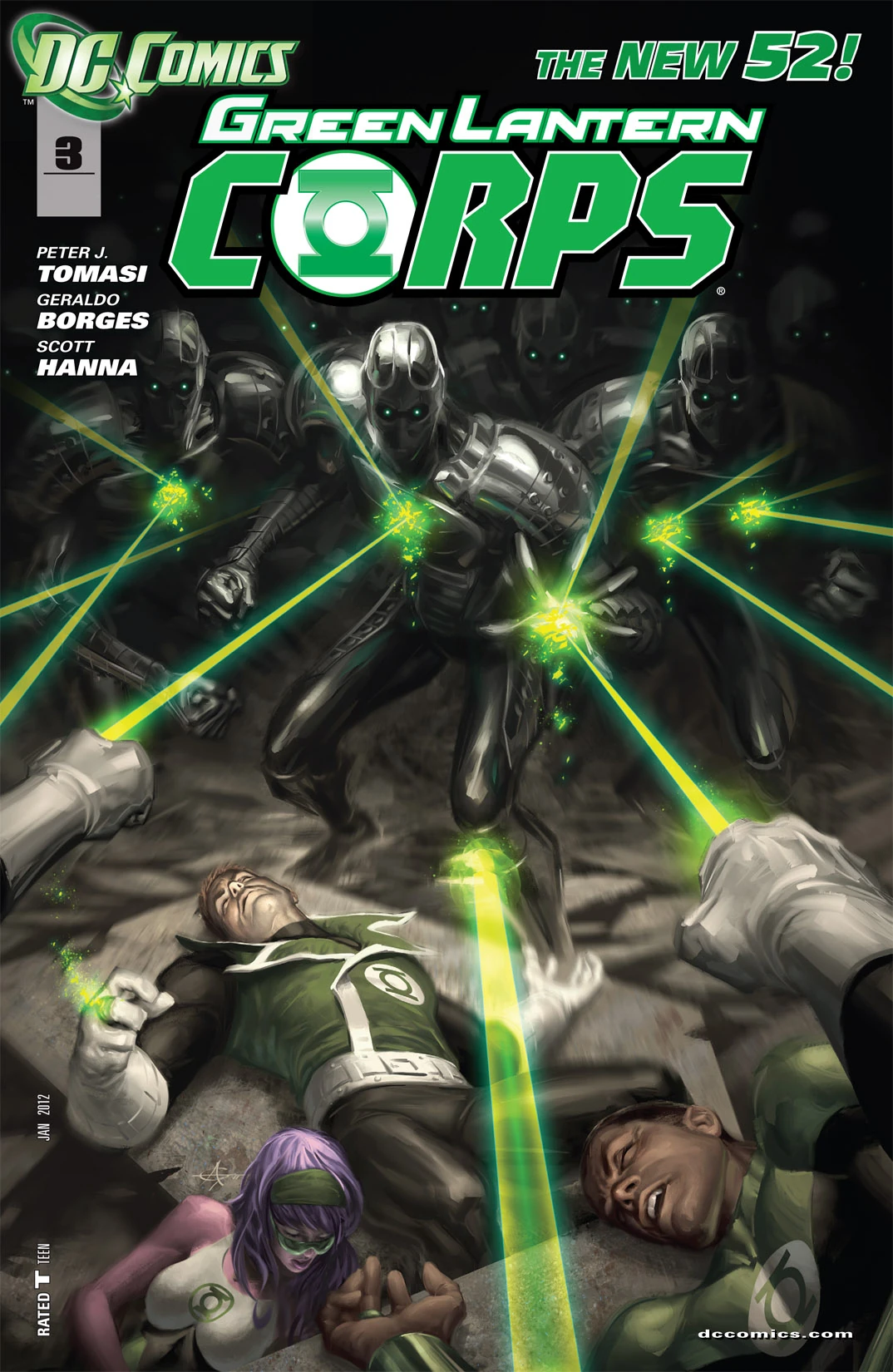 Green Lantern Corps #3 (DC, 2011 — Cover A) cover